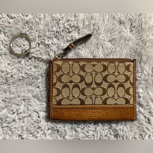 Coach Keychain, Coin Pouch, ID Holder